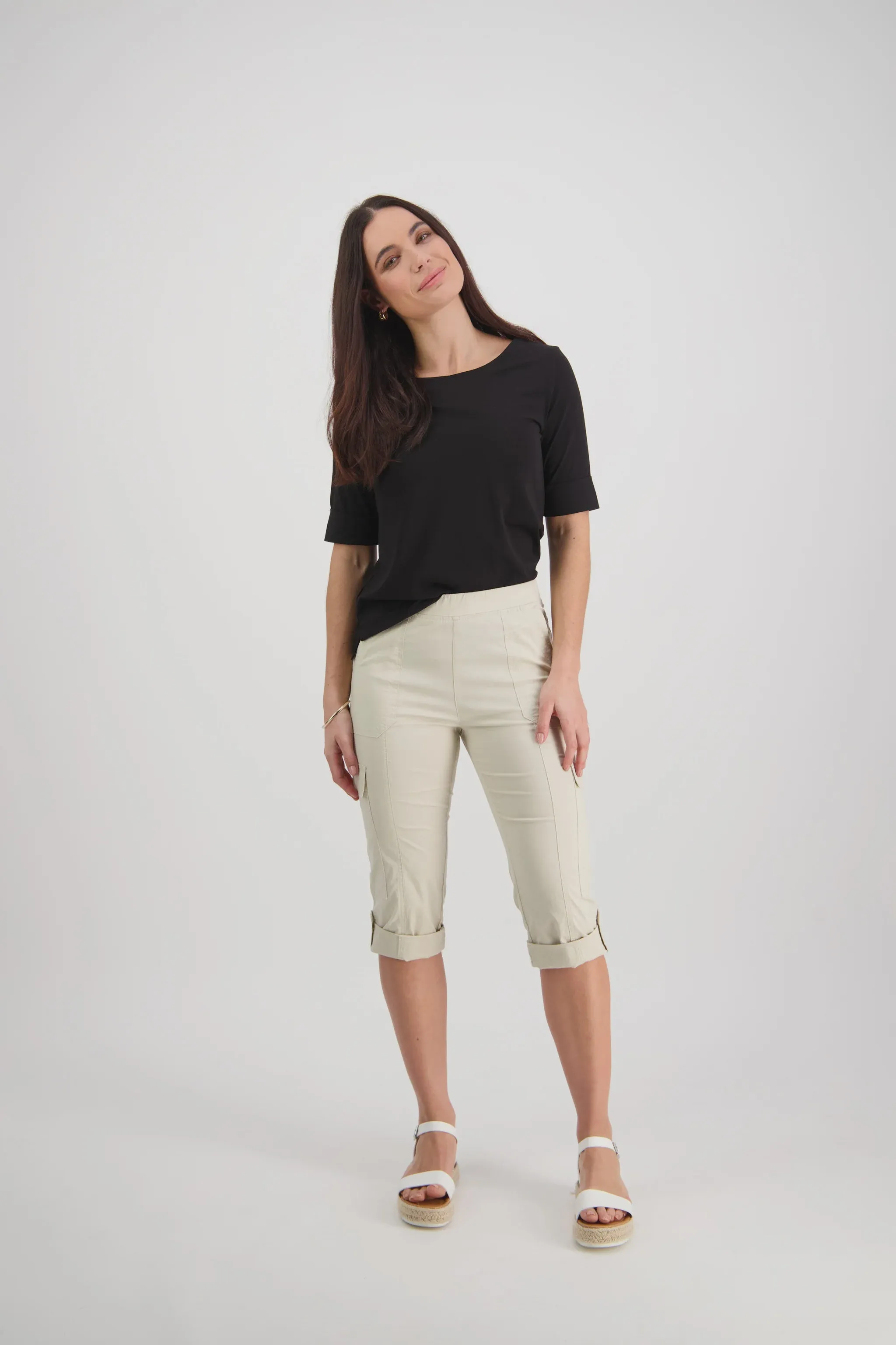 5710P poplin cargo pant