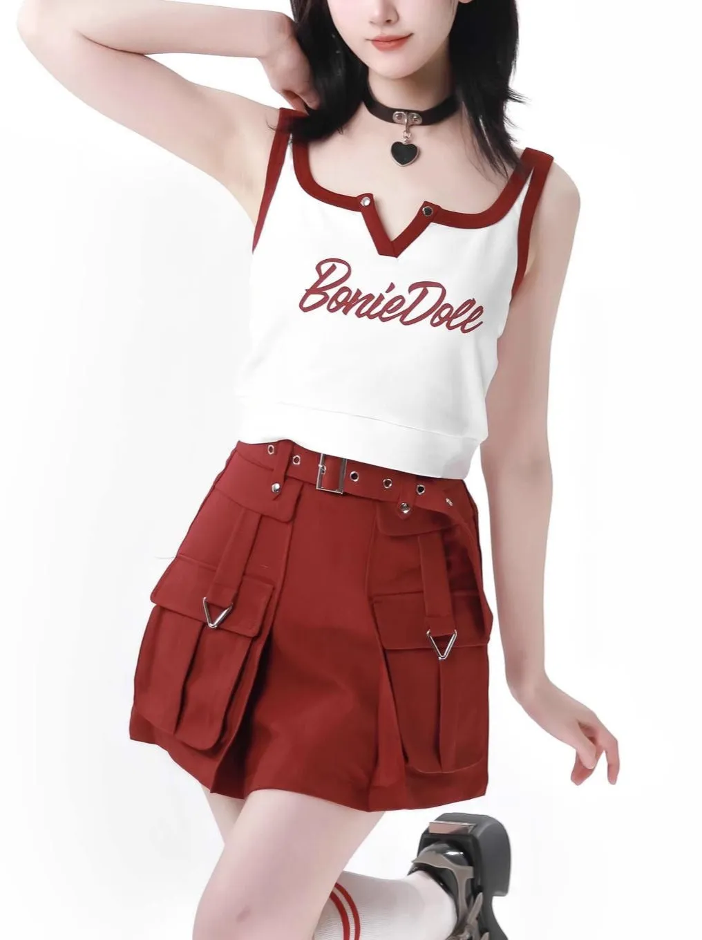 Camisole   Key Neck Skirt Color American Girl Cargo Three