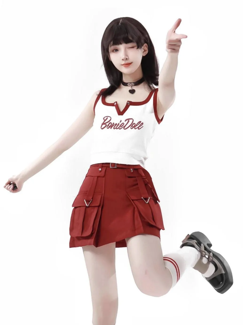 Camisole   Key Neck Skirt Color American Girl Cargo Three