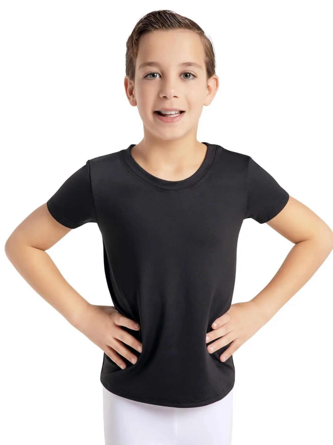 Capezio - Studio Collection Crew Neck Tee - Boys - SE1061B