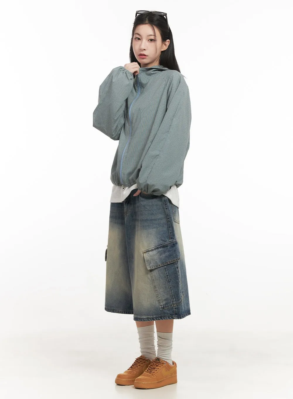 Cargo Bermuda Denim Shorts CF514