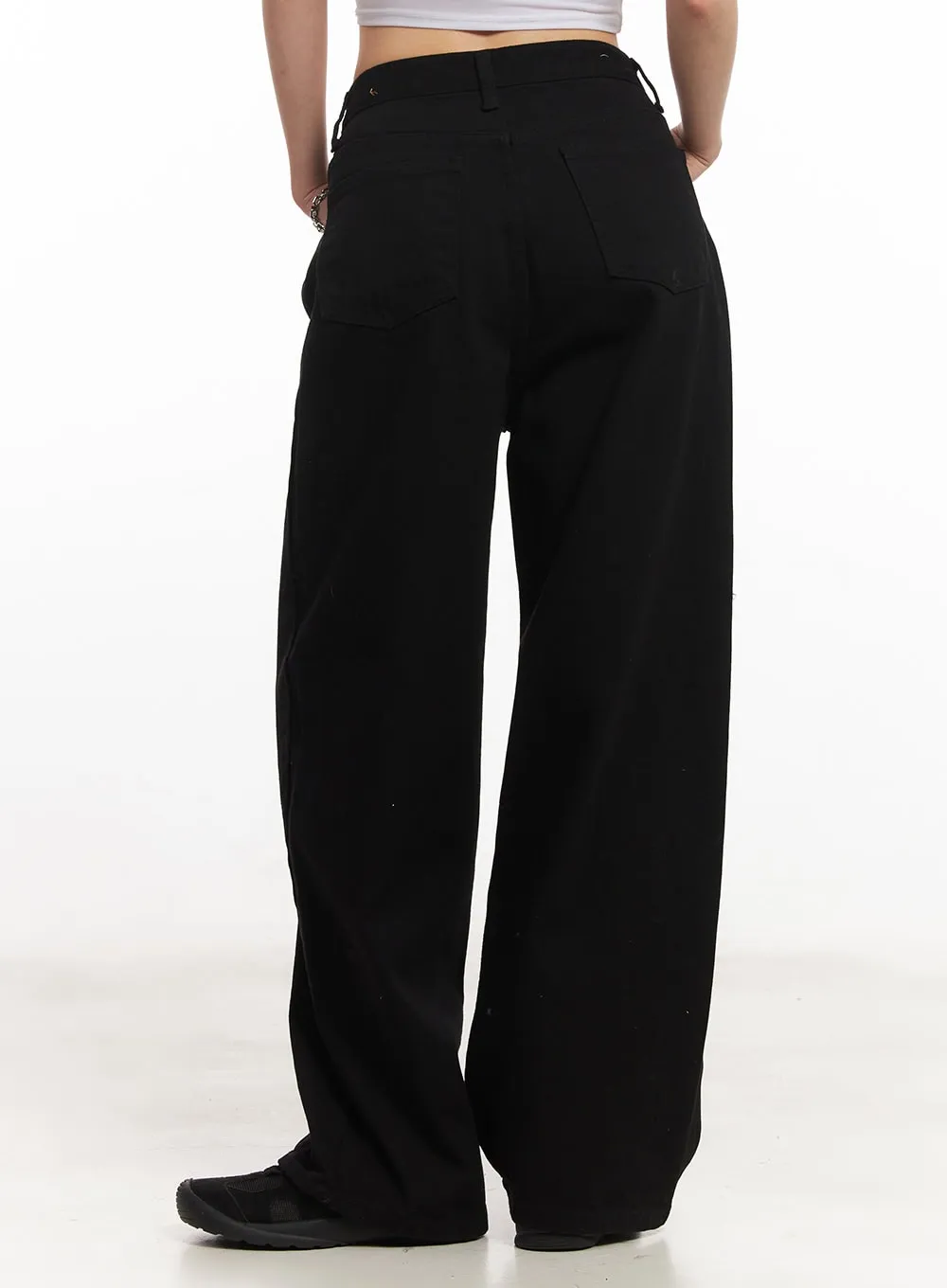 Classic Cotton Wide-Leg Pants CA516
