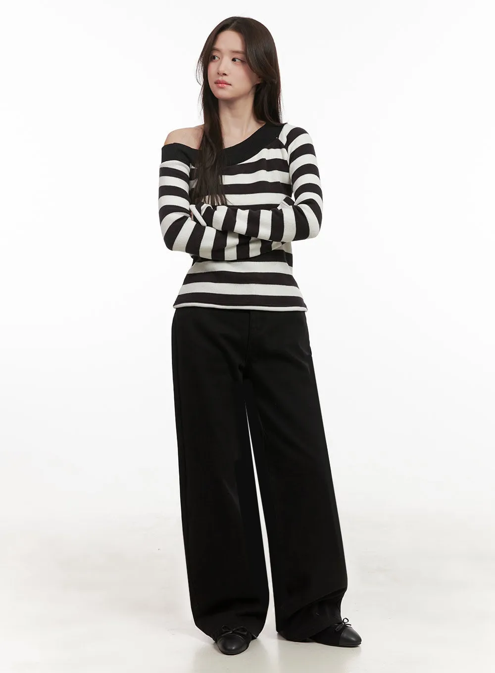 Classic Wide-Leg Pants IJ510