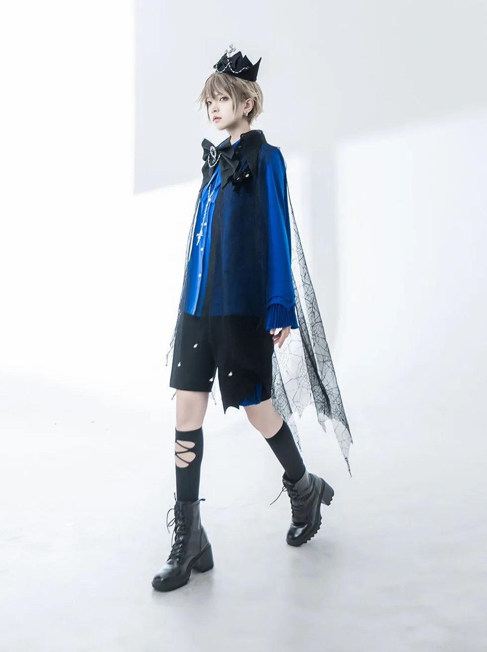 Elegant Prince Tie Bow   Shirt Half Pants