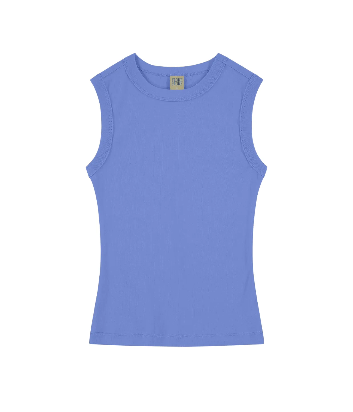 Esme High Neck Tank in Blue