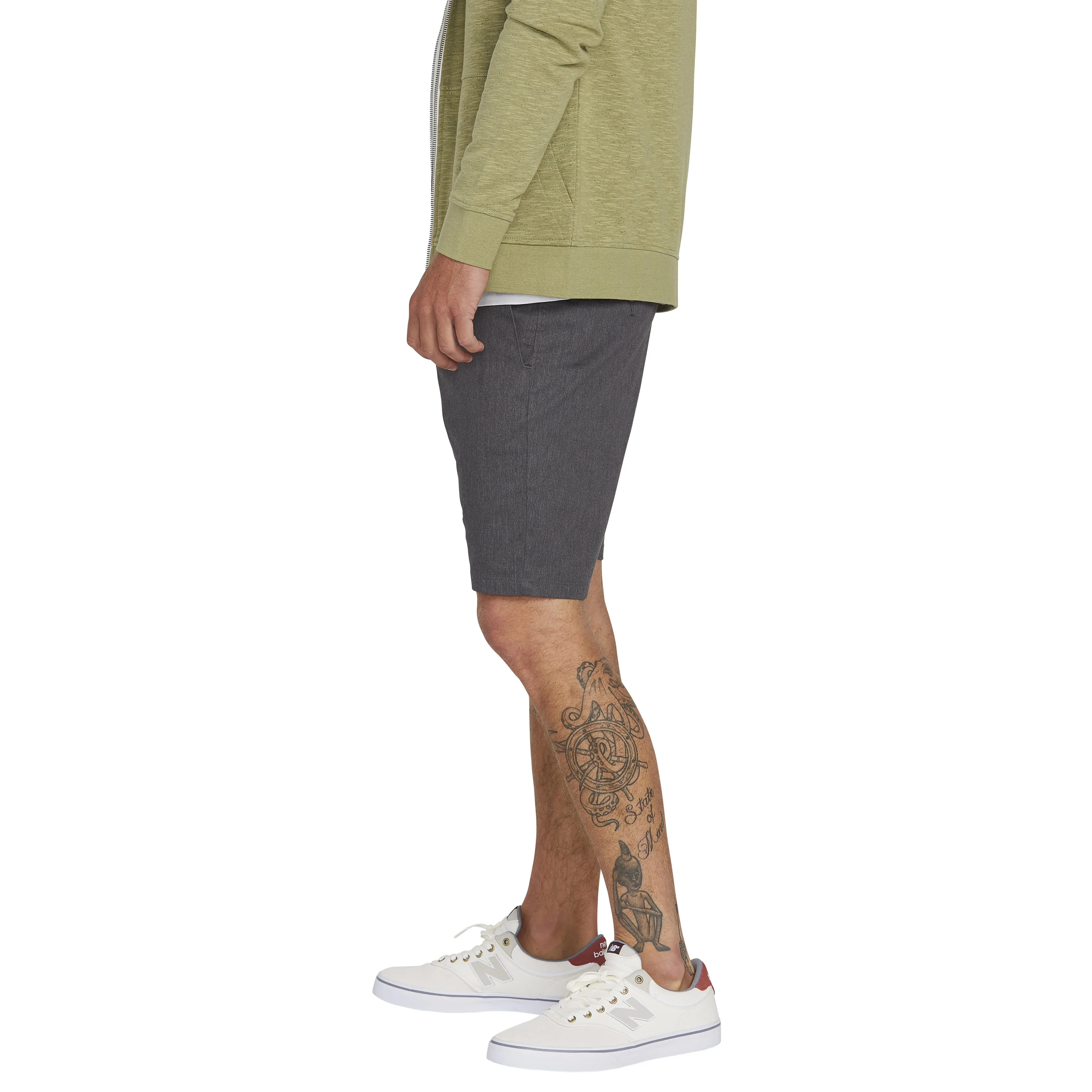 Frickin Modern Stretch Short Charcoal Heather