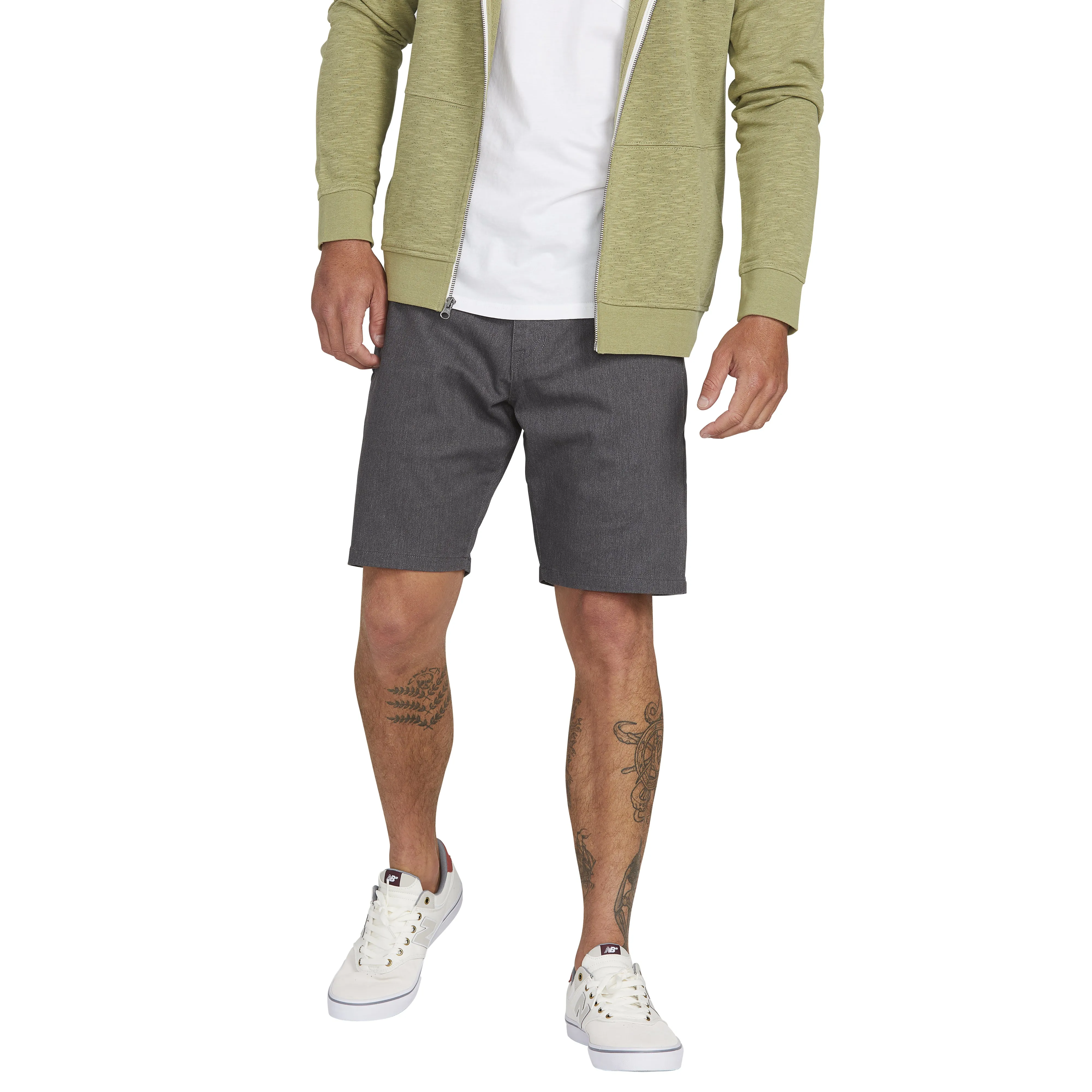Frickin Modern Stretch Short Charcoal Heather
