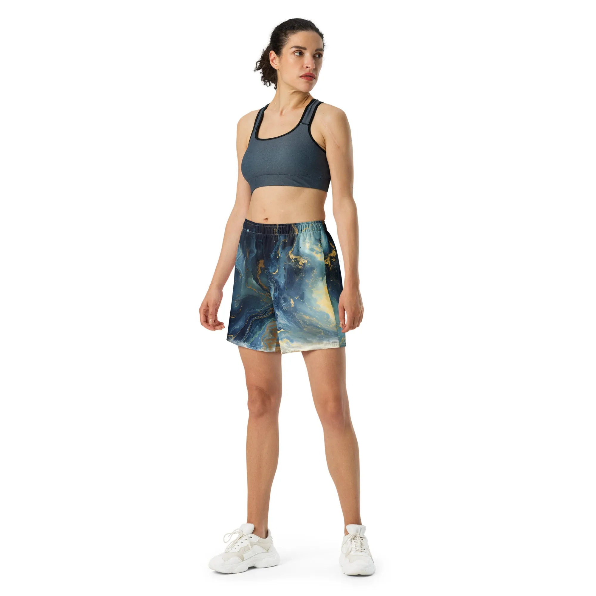 Golden Soul All-Over Print Unisex Athletic Long Shorts