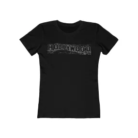Hollywood Sign - Women's The Boyfriend Tee
