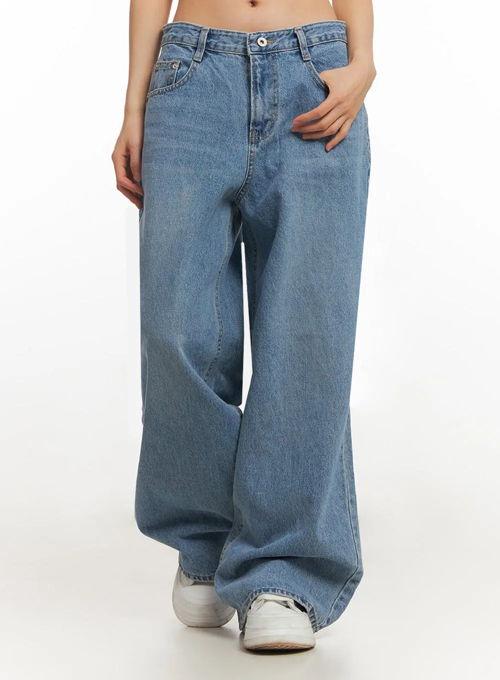 Kathleen Wide-Leg Baggy Jeans IM514