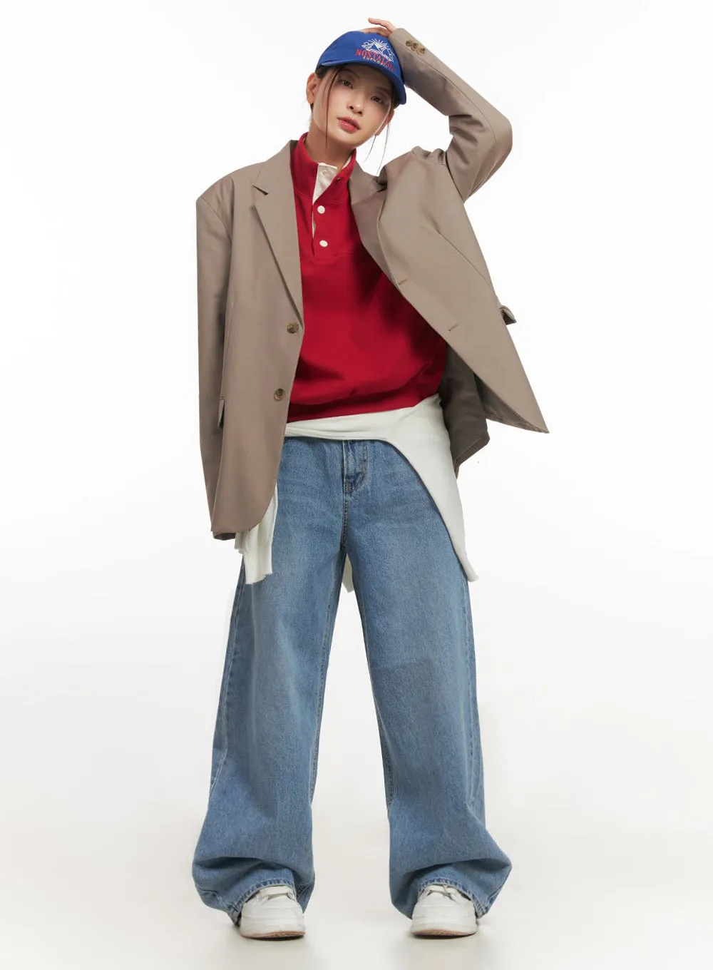 Kathleen Wide-Leg Baggy Jeans IM514