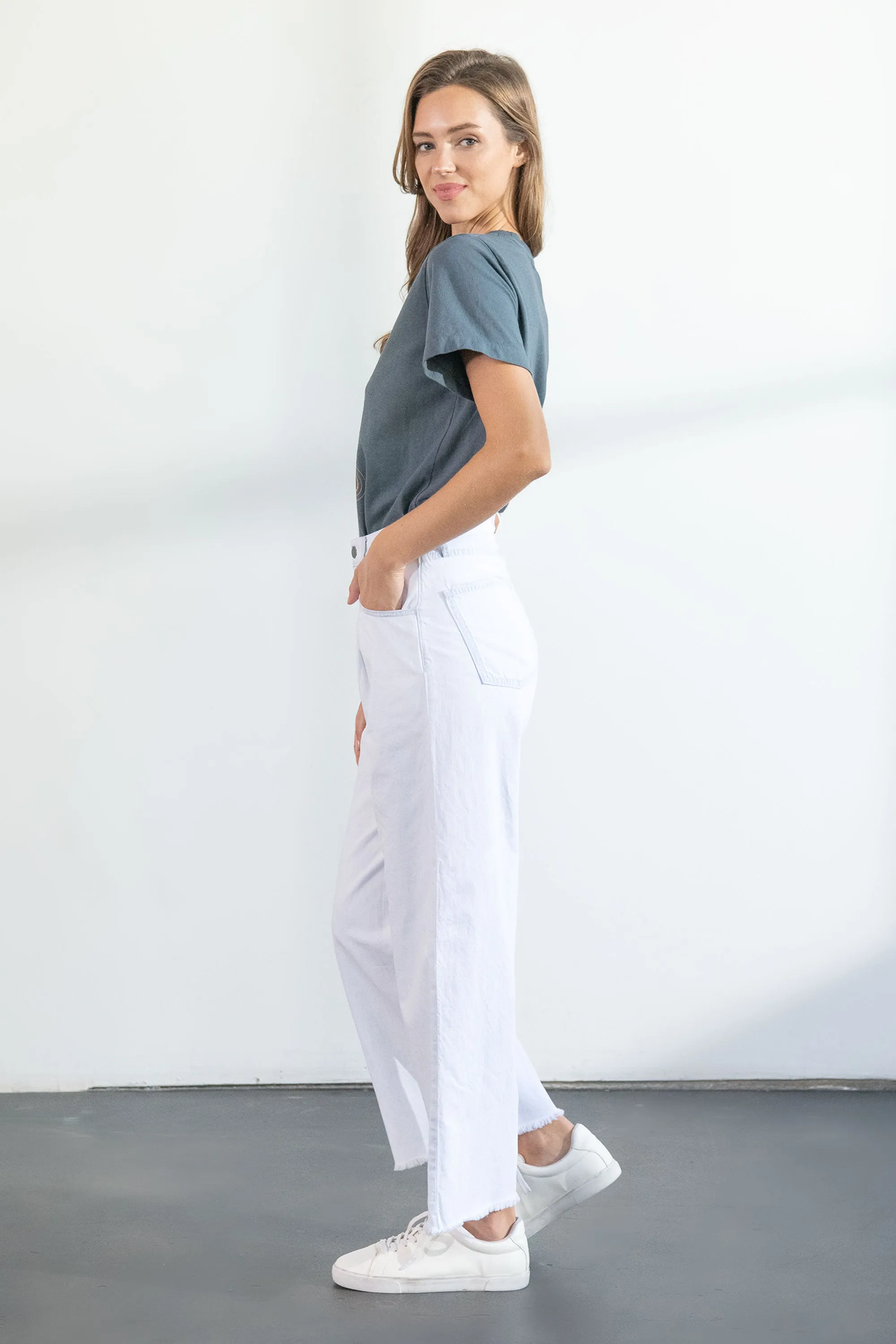 Maisie Wide Leg In Sugar Art