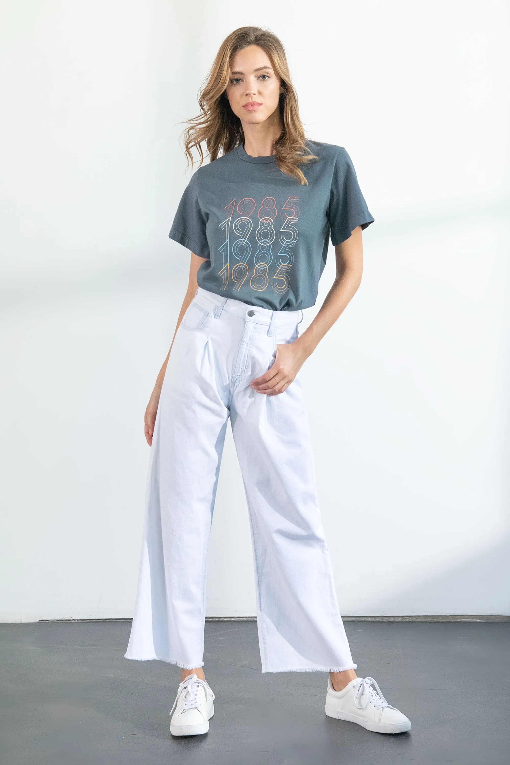 Maisie Wide Leg In Sugar Art