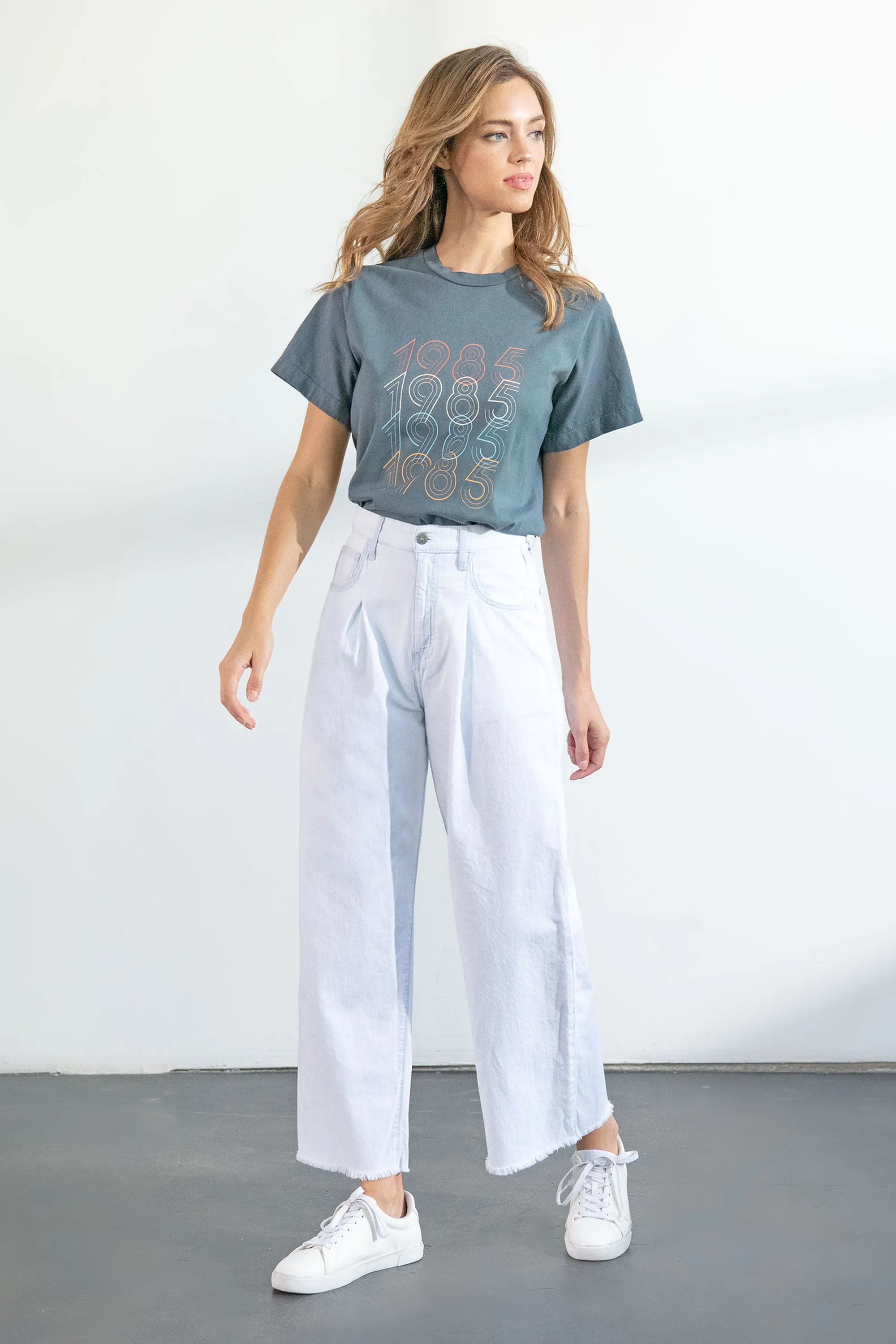 Maisie Wide Leg In Sugar Art