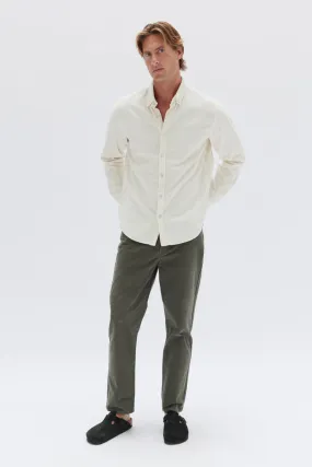 MENS CORD SHIRT | CREAM