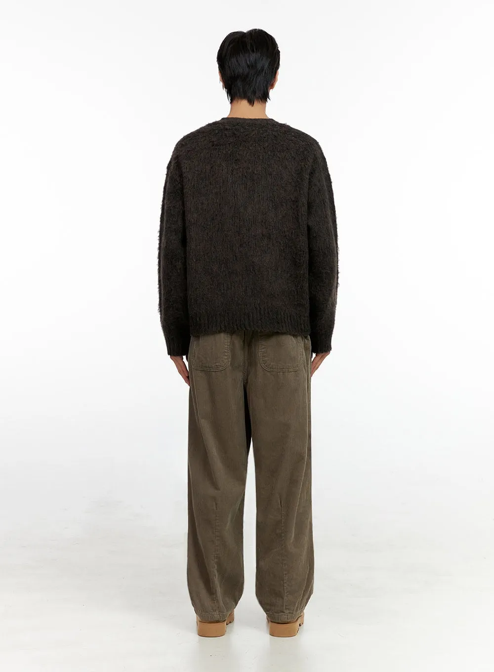 Men's Pintuck Corduroy Trousers IN411
