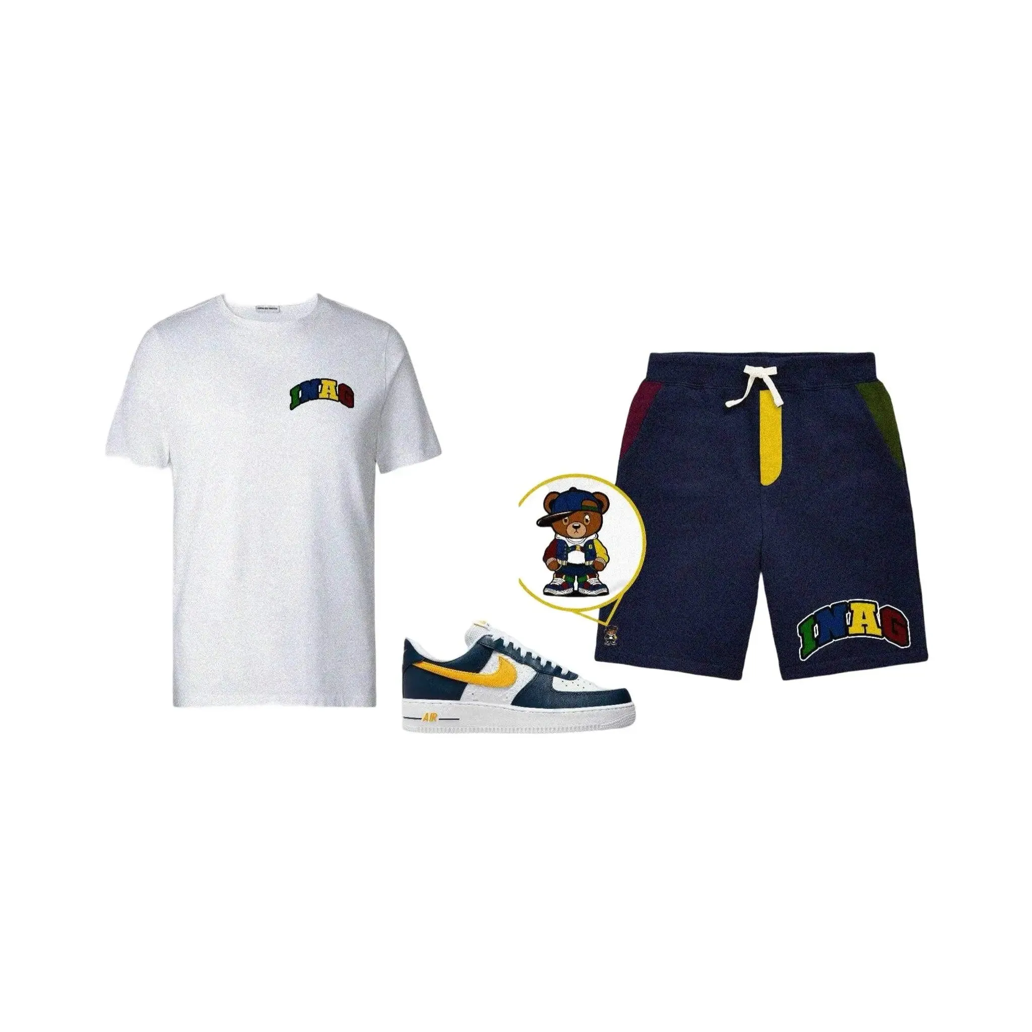 Multi Colored Shorts| Custom colorful Streetwear for Men & Women