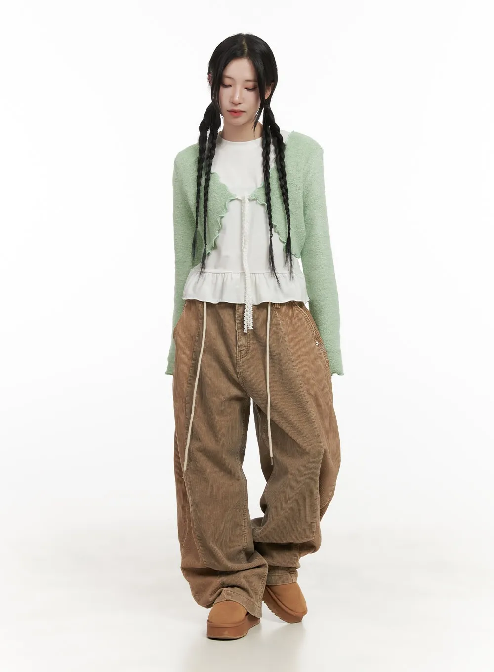 Oversized Corduroy Trousers CD404