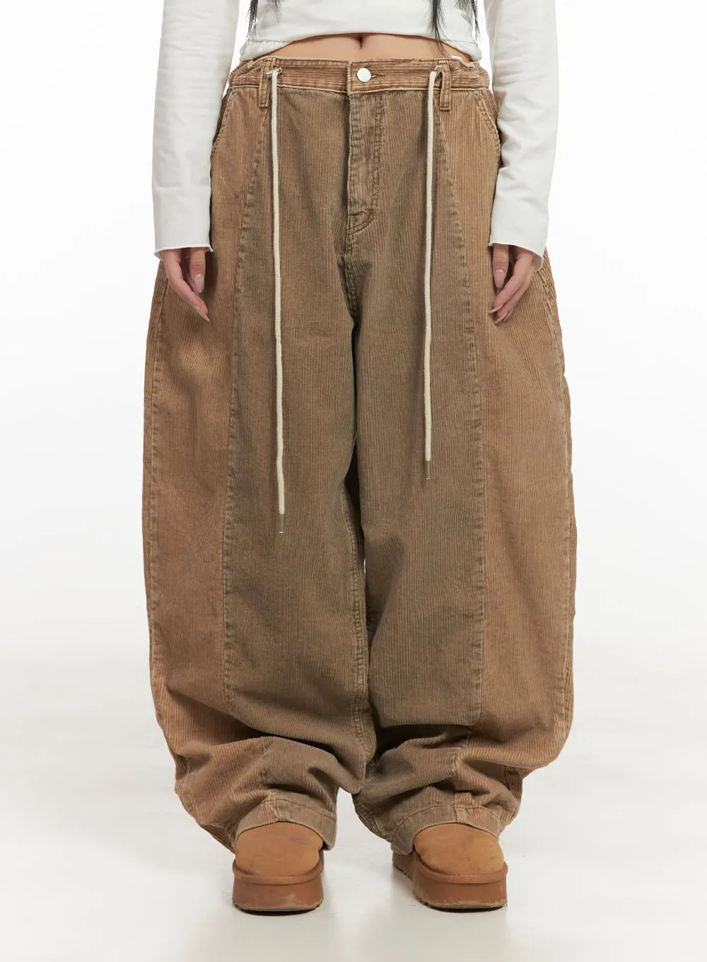 Oversized Corduroy Trousers CD404