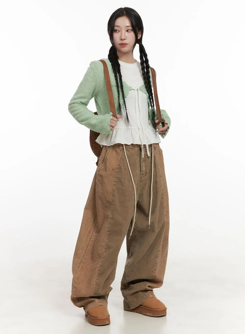 Oversized Corduroy Trousers CD404