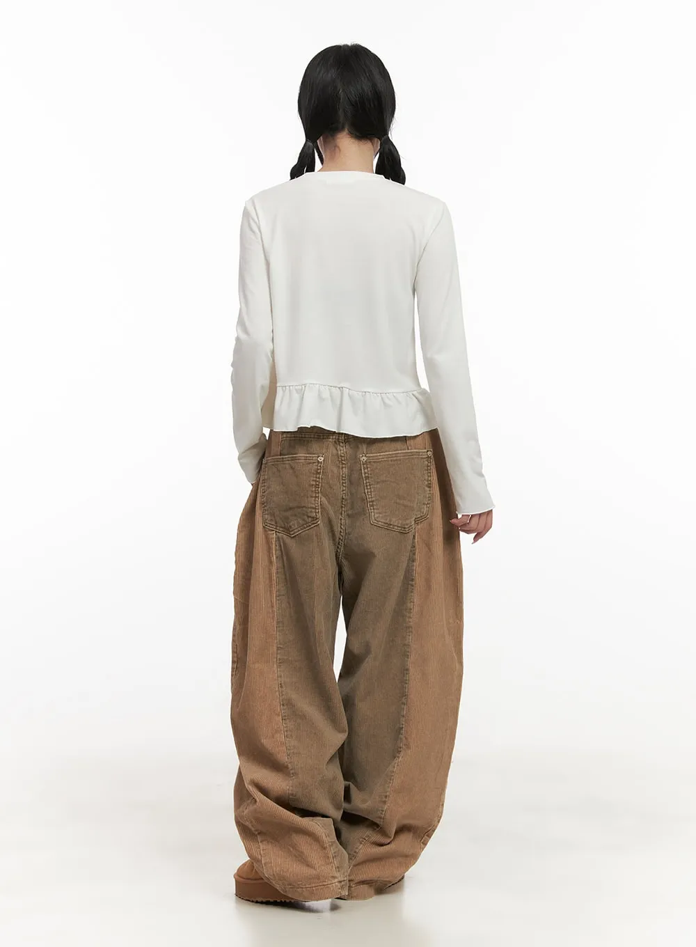 Oversized Corduroy Trousers CD404