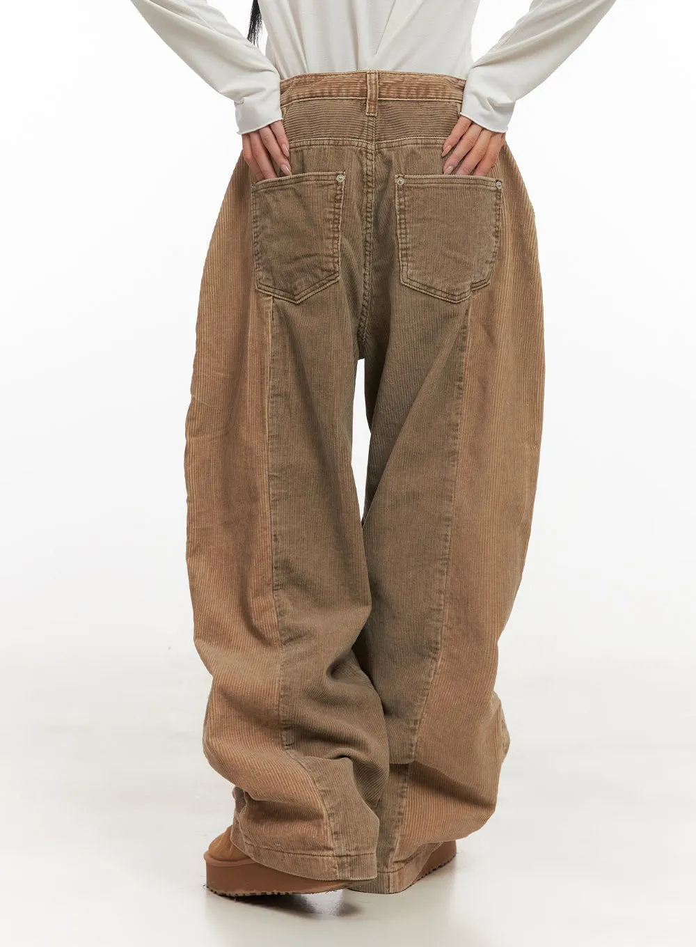 Oversized Corduroy Trousers CD404