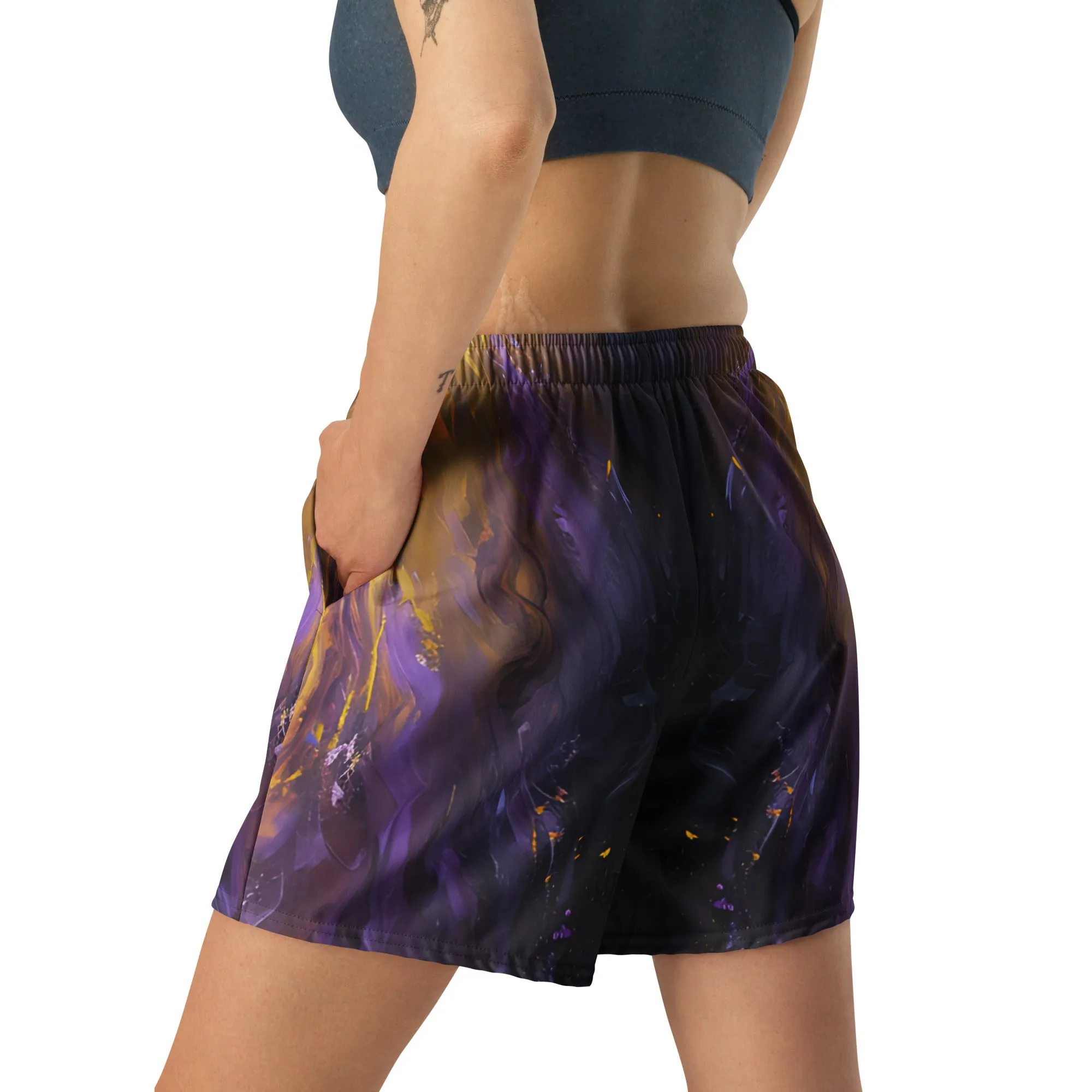 Paws & Hugs All-Over Print Unisex Athletic Long Shorts