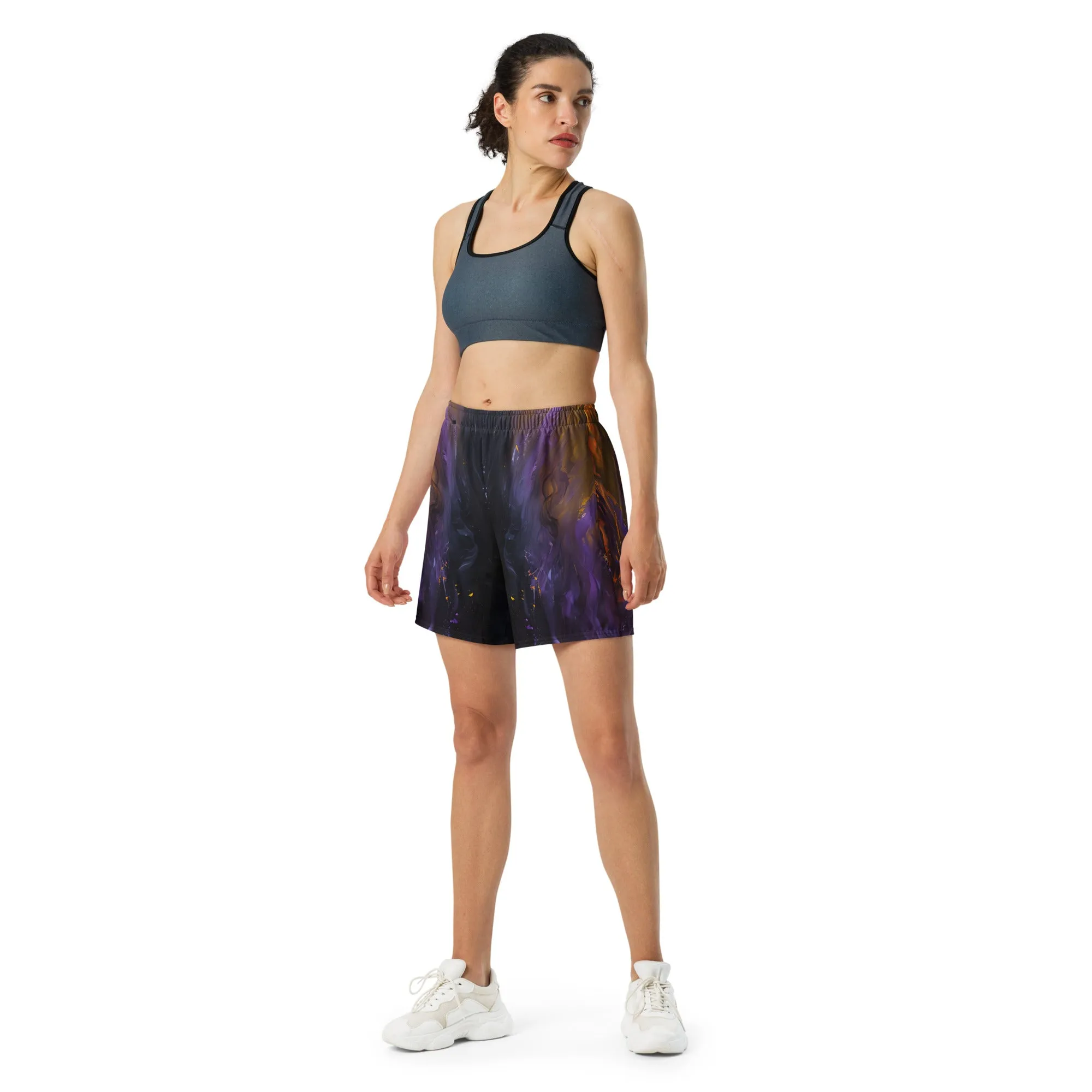 Paws & Hugs All-Over Print Unisex Athletic Long Shorts
