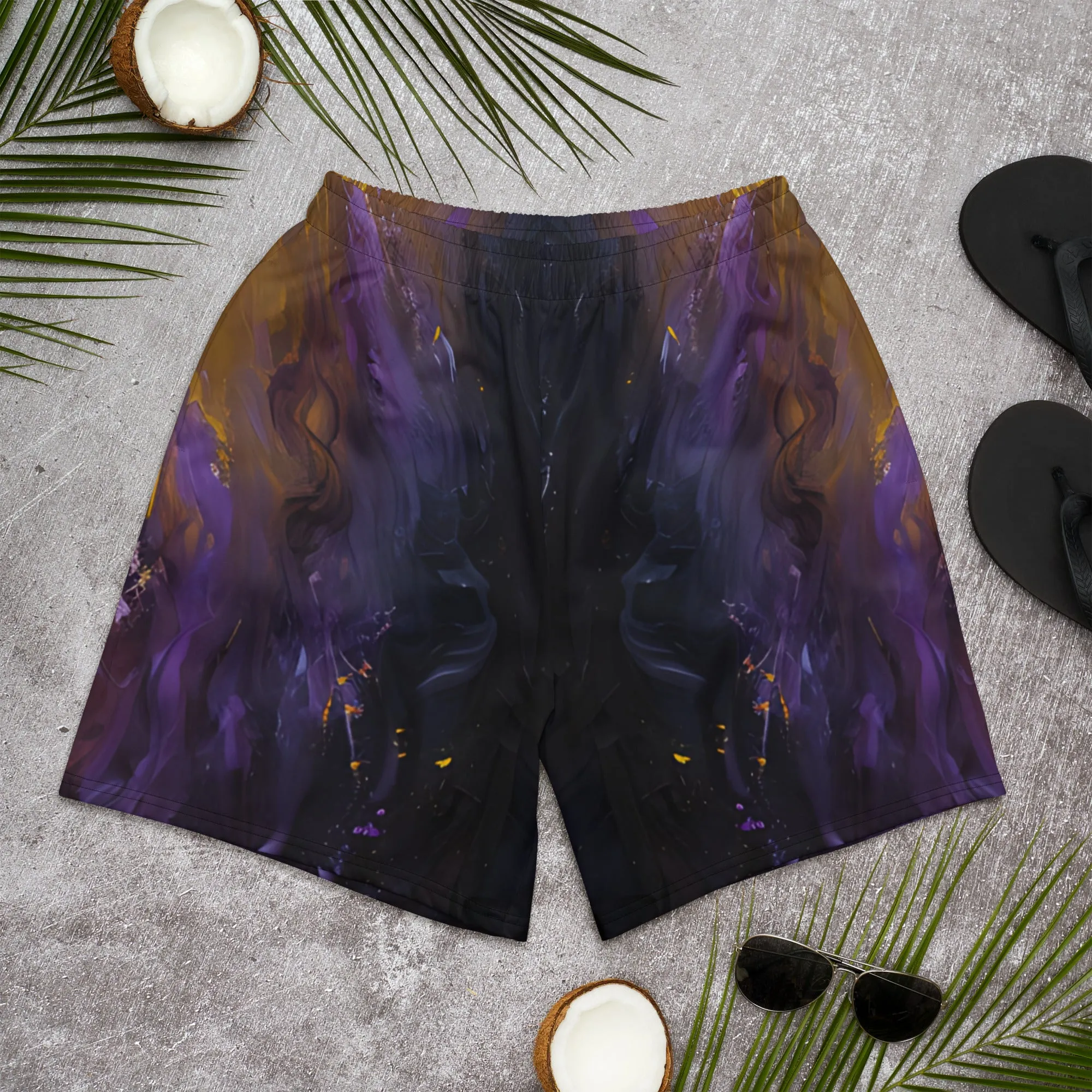 Paws & Hugs All-Over Print Unisex Athletic Long Shorts