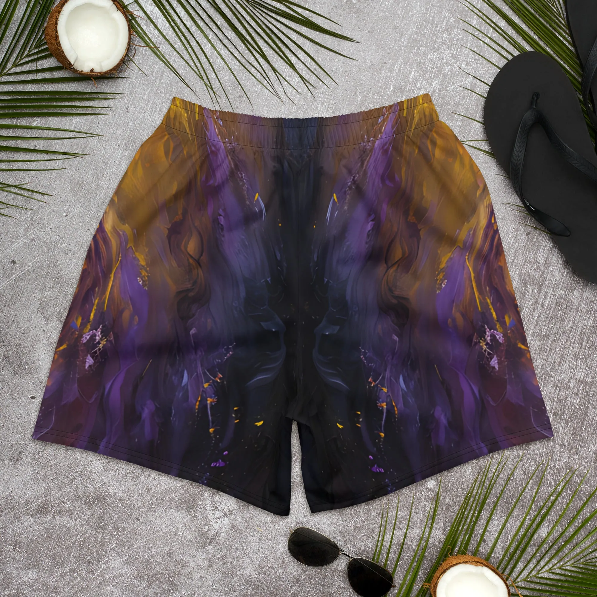 Paws & Hugs All-Over Print Unisex Athletic Long Shorts
