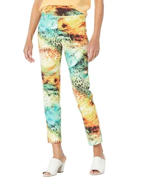 Pull-On Ankle Pants - Peacock