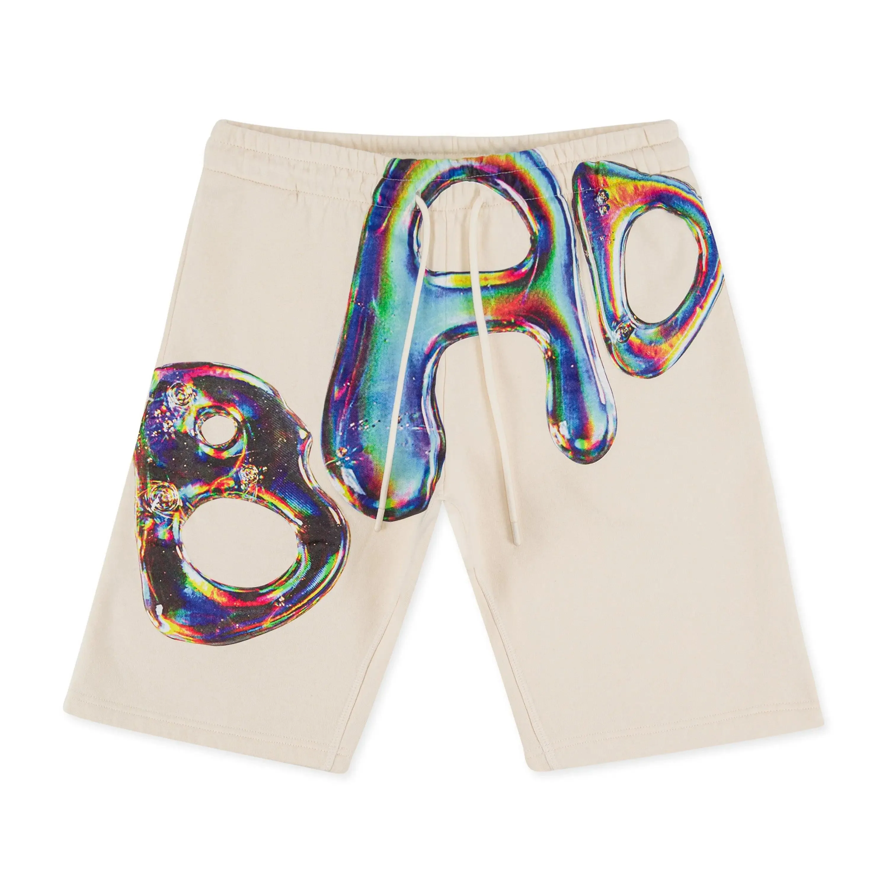 "BAD IN DIMENSIONS" Shorts - Cream