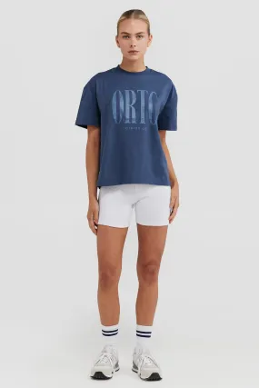 Spencer Logo T Shirt Denim