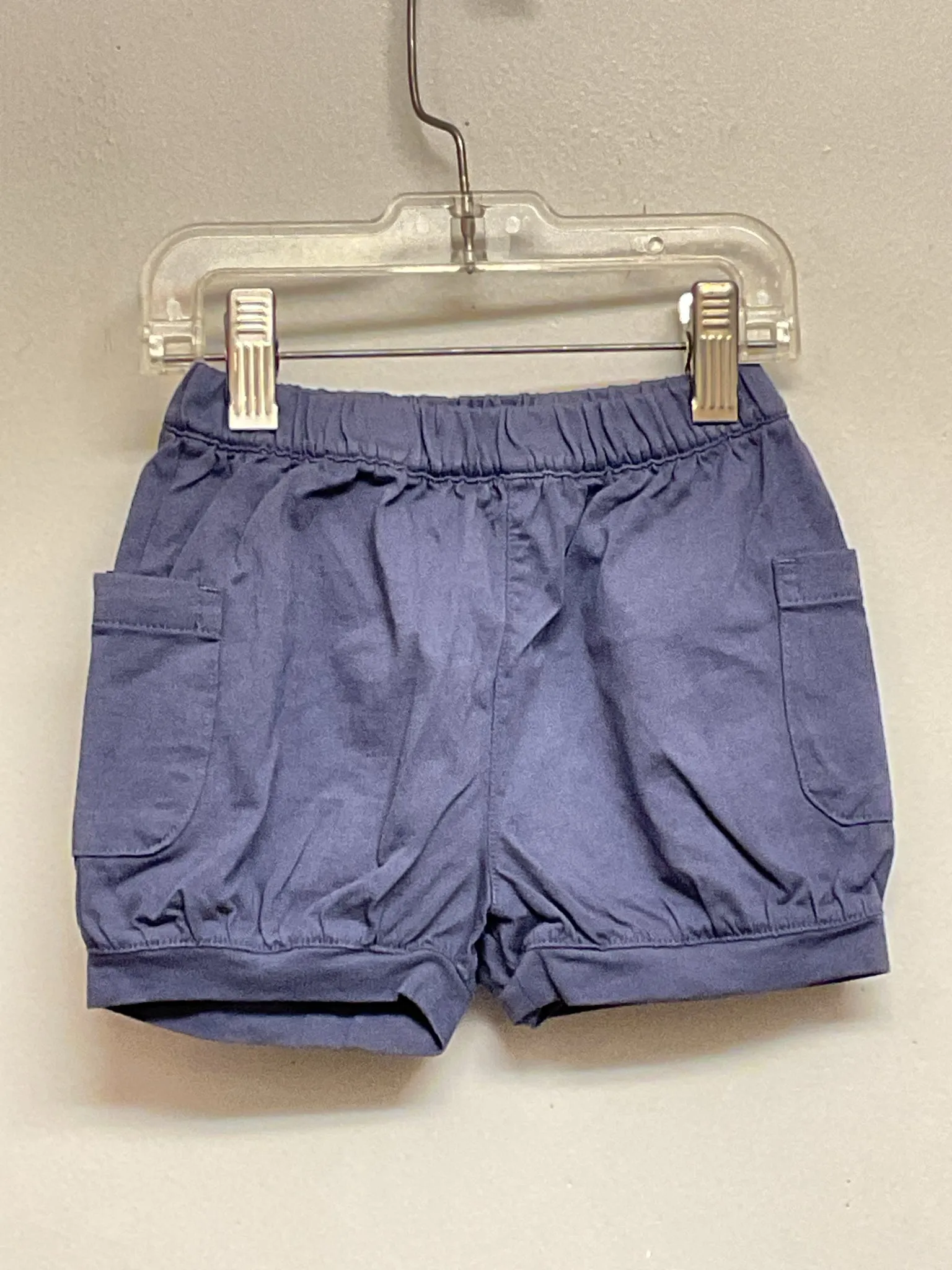 Tea Size 12M Blue Cargo Cotton Infant Girls Shorts
