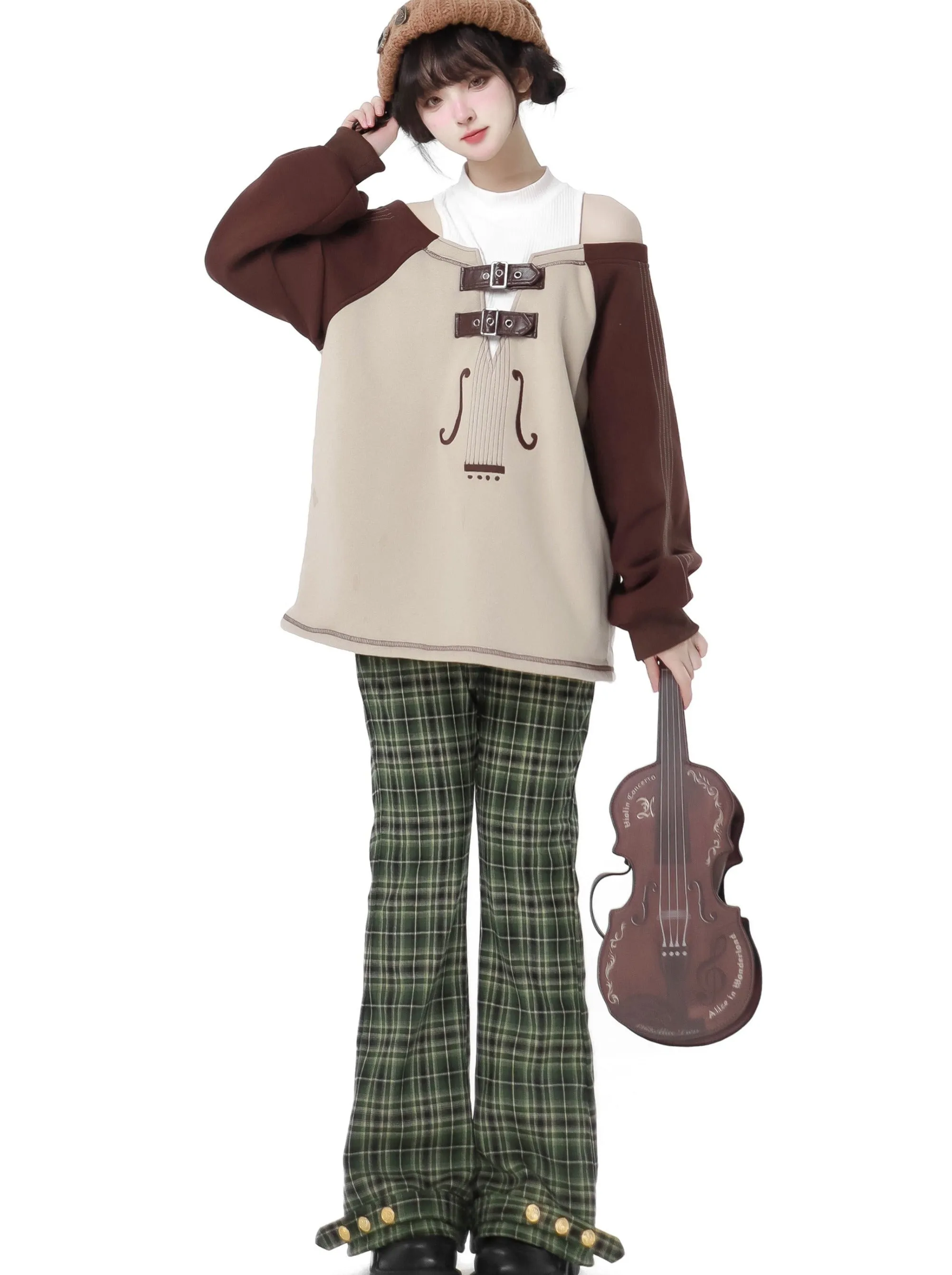 Violin Concerto Sweaty Foody Jacket   Off Ward Trainer   Check Pants