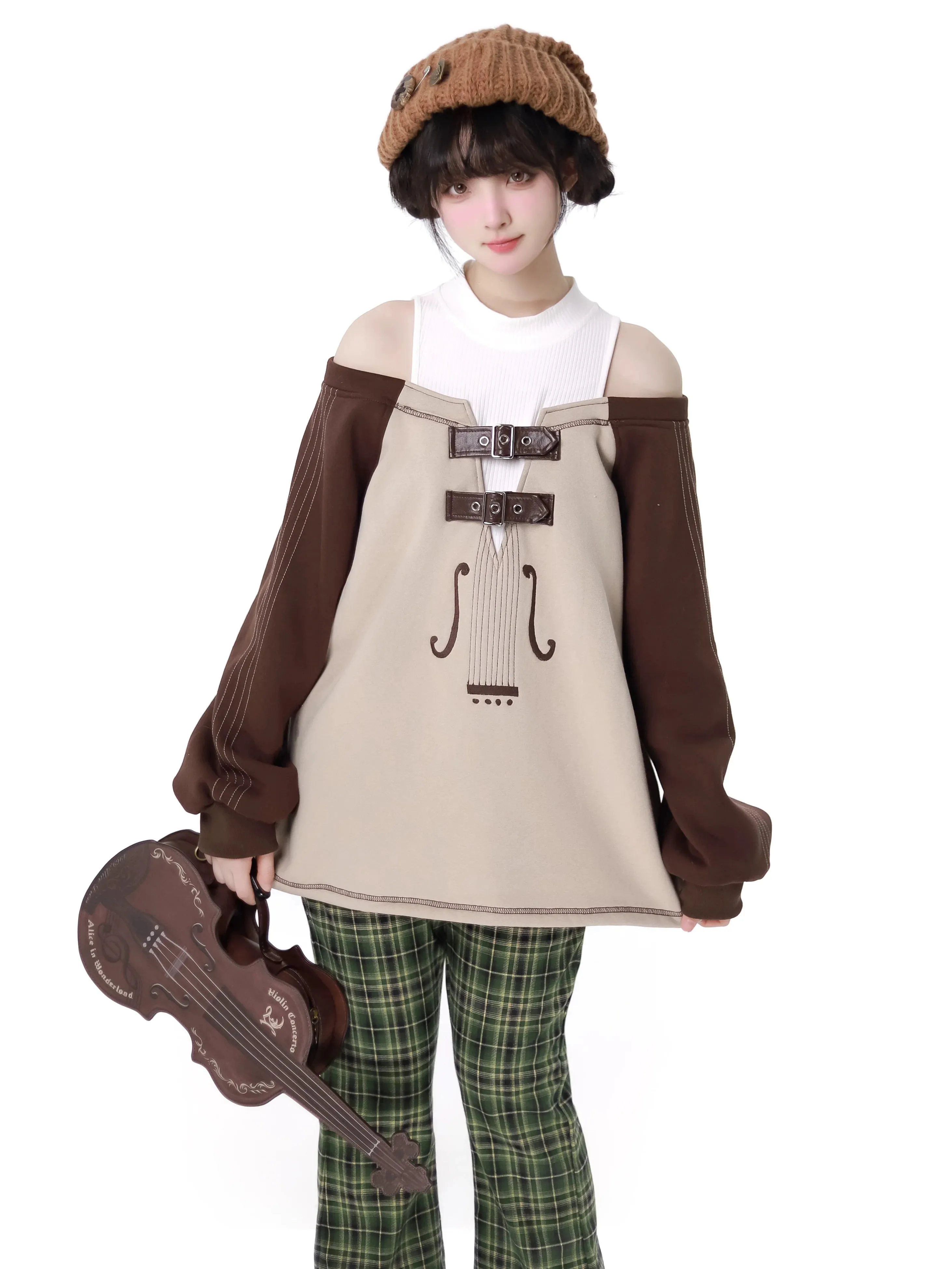 Violin Concerto Sweaty Foody Jacket   Off Ward Trainer   Check Pants