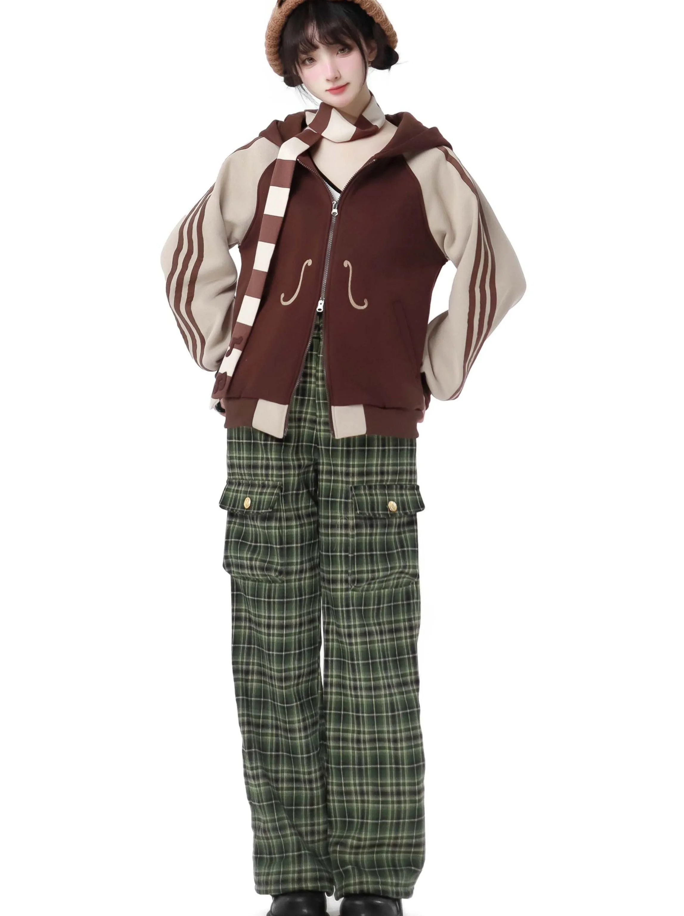 Violin Concerto Sweaty Foody Jacket   Off Ward Trainer   Check Pants