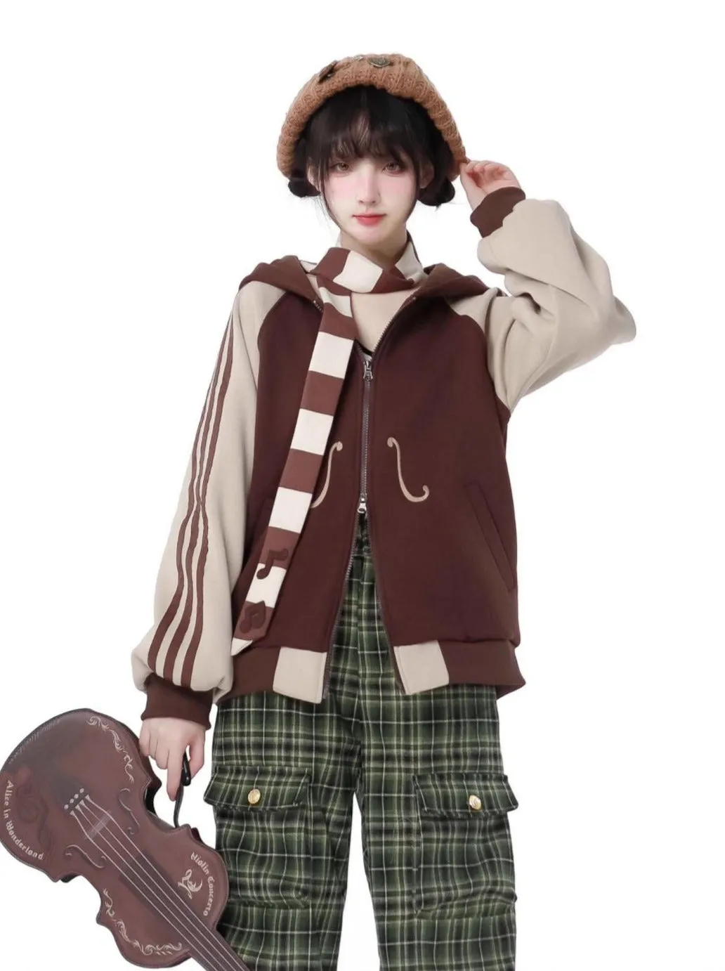 Violin Concerto Sweaty Foody Jacket   Off Ward Trainer   Check Pants