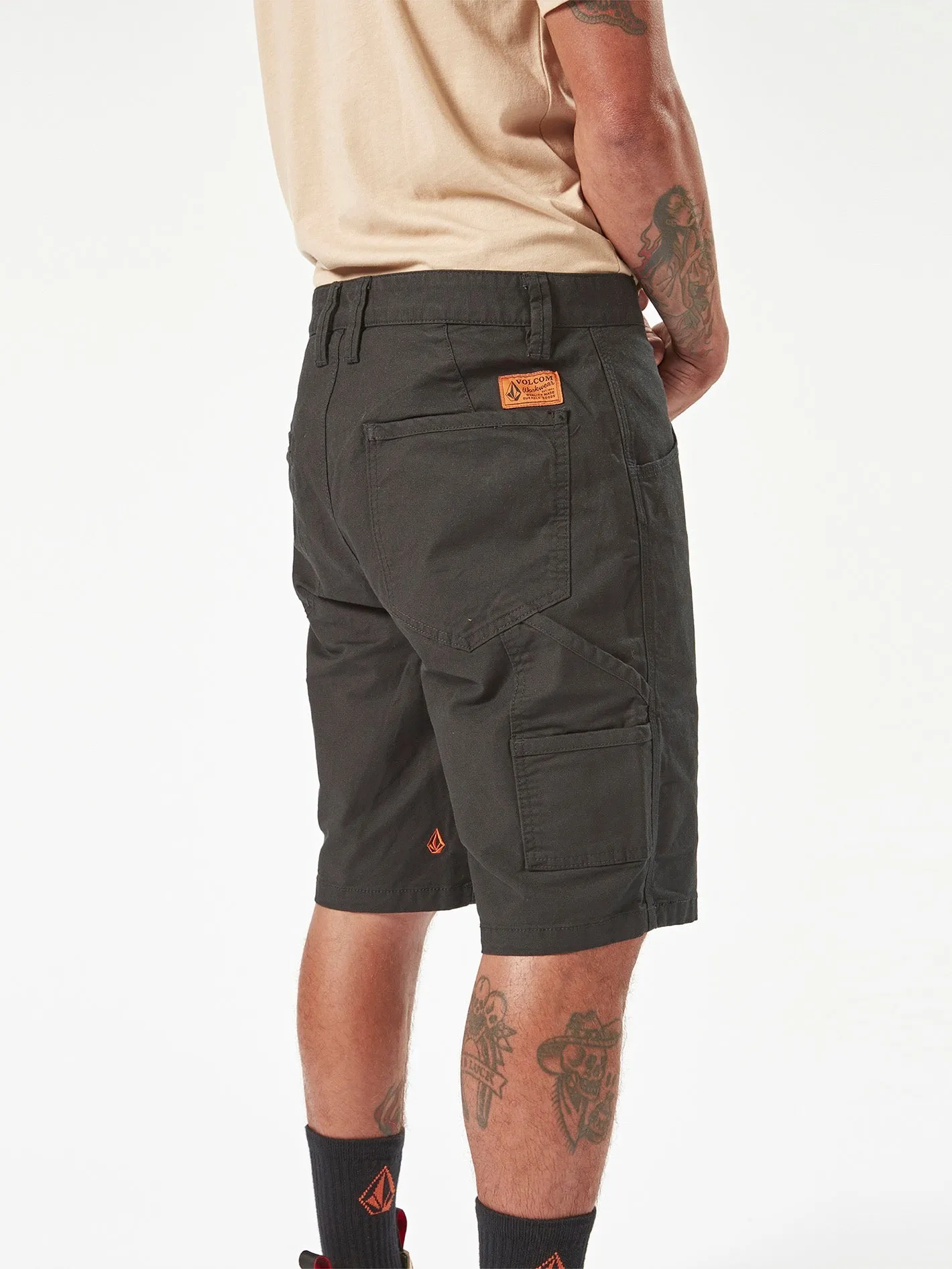 Volcom Workwear Caliper Work Shorts - Black