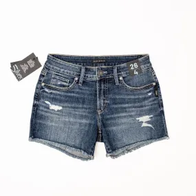 Women's Silver Suki Mid Rise Shorts L53946CVS381